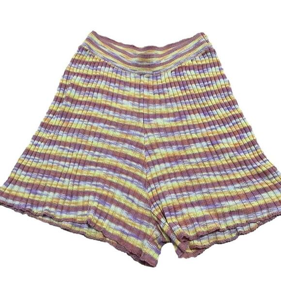 ANTHROPOLOGIE FREE PEOPLE AQUARIUS SWEATER SHORTS SIZE M - Picture 2 of 8